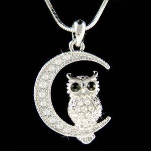 Swarovski Crystal Owl Necklace